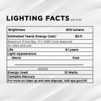 SLEEKLIGHTING - 13Watt GU24 Base 2 prong light bulbs- UL approved-120v 60Hz - Mini Twist Lock Spiral -Self Ballasted CFL Two Pin Fluorescent Bulbs- 4200K 900lm Cool White 4pack (60Watt Equivalent)