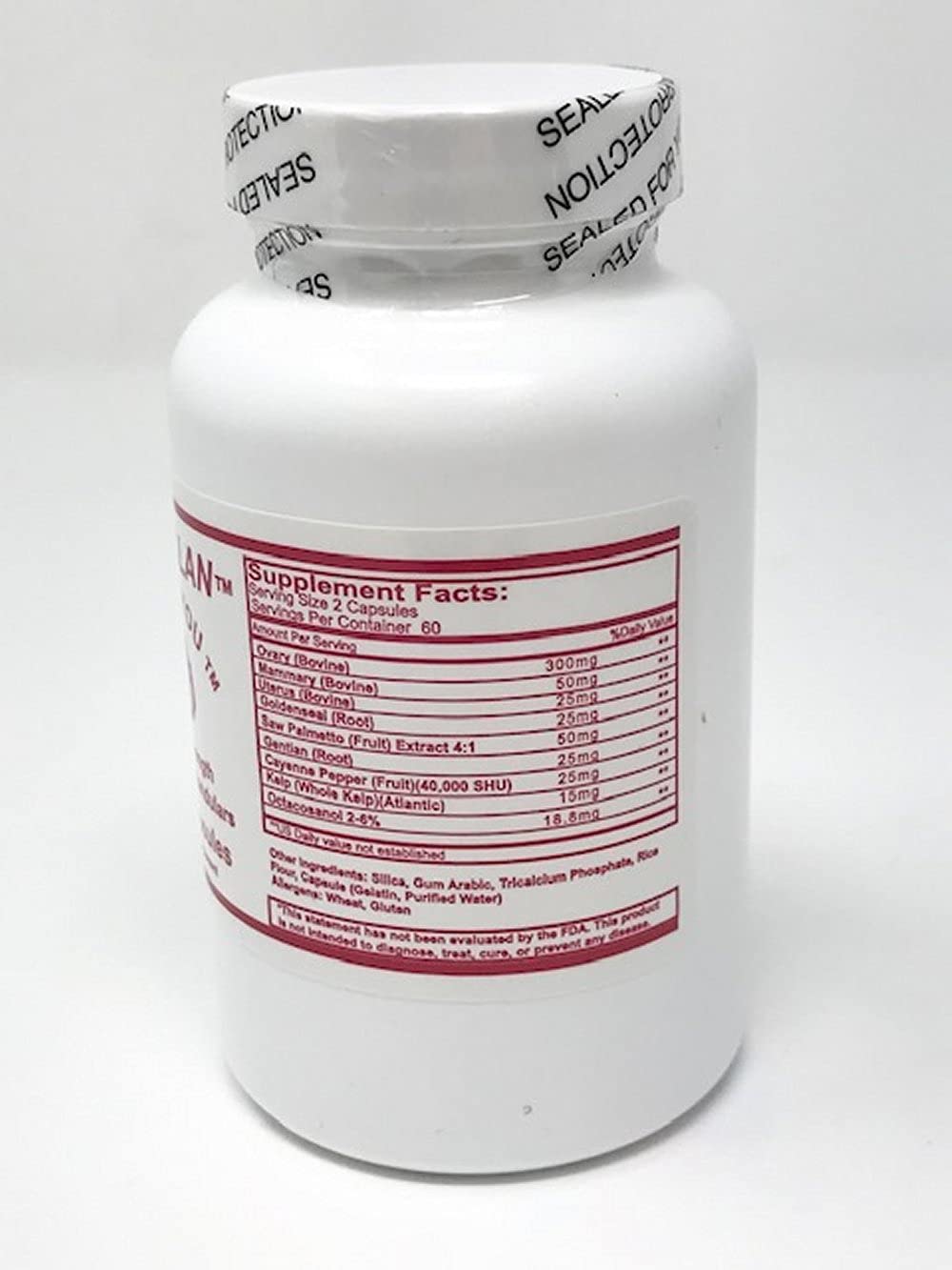 SOR, Inc. OVA-Glan Feminizing Capsules for Crossdressing Men and Trans-Women 60 Count