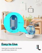 Leemone Demineralization Cartridge Compatible with HoMedics Ultrasonic Humidifiers, 20 Pack Humidifier Filter Replacements, Purifies Water, Filters Mineral Deposits