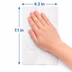 Tazza TAZZAWP1200 Wet Wipes - Bulk 4 x 1200 Ct, Durable Pre-Saturated Cleaning Gym Equip Wipes. 1 penny a wipe!