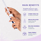 Seroflora Vaginal Cream Applicator, Individually Wrapped, Soft Tip, 60Pk