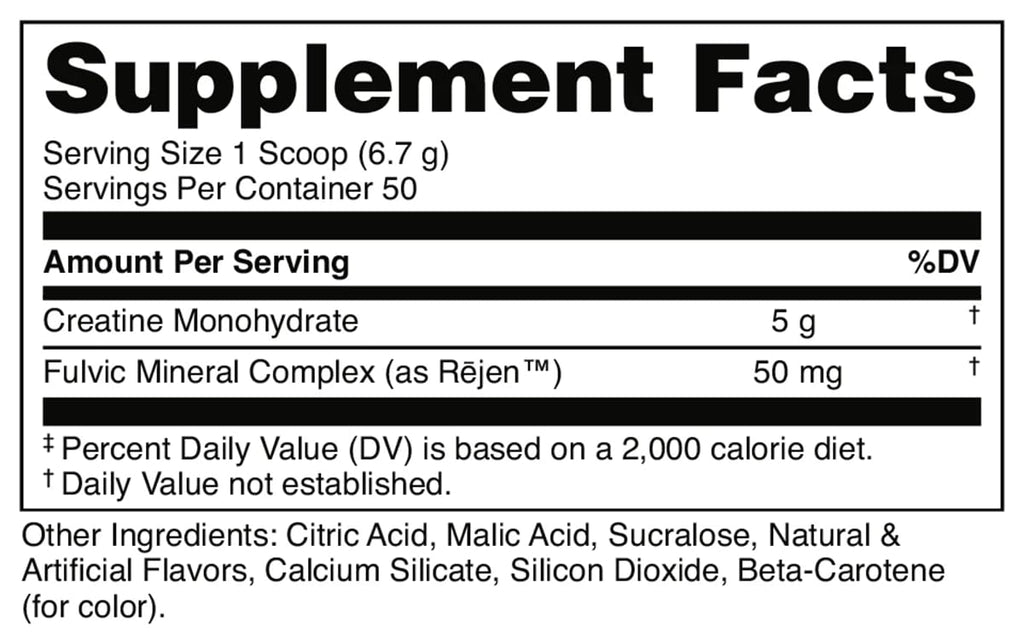 Bucked Up Mango Pineapple Creatine for Women and Men - Easy to Mix Vegetarian - Flavored Creatine Monohydrate Powder - Made in USA - 5G Per Serving - 50 Servings - 250 Grams Per Container