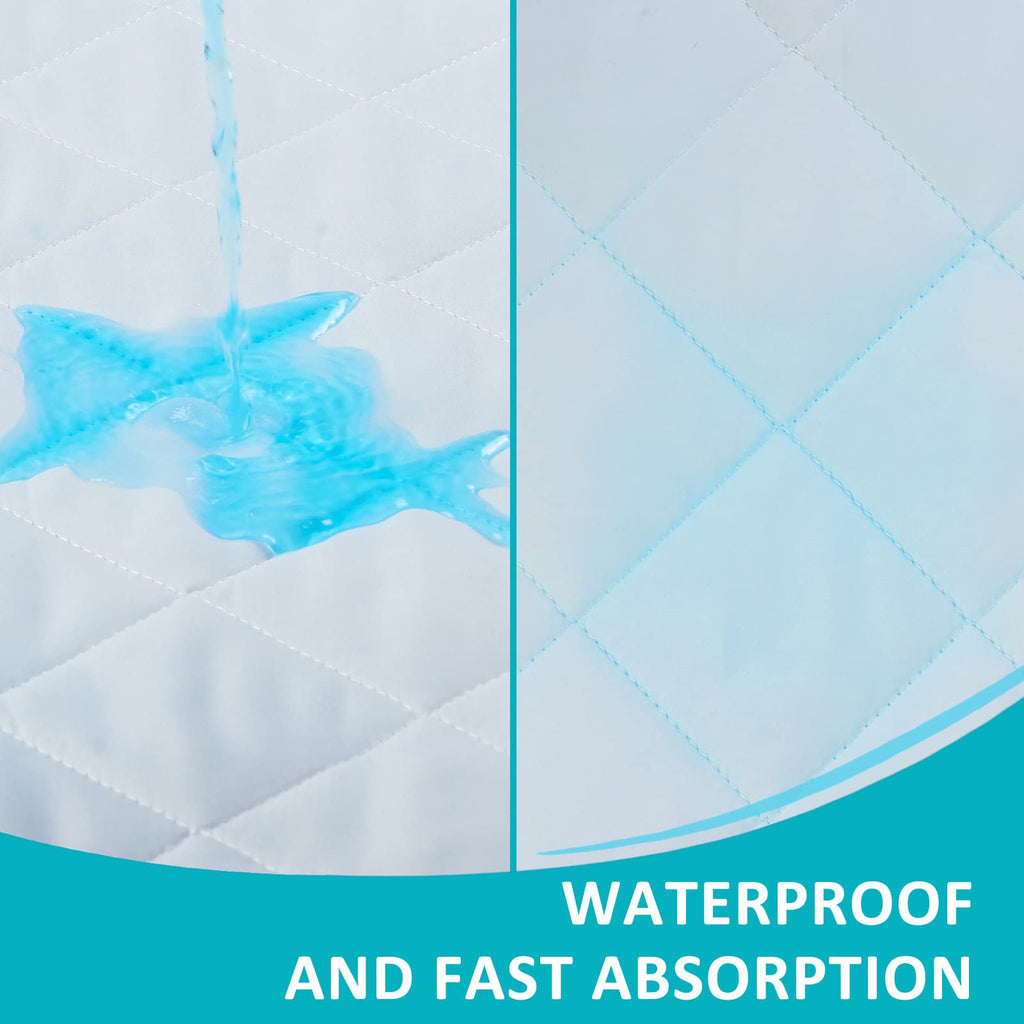 KANECH Bed Pads Washable Waterproof , 44"x52" (1 Pack) - Heavy Absorbency Reusable Incontinence Underpads for Adults, Elderly, Kids & Pets - Quick Drying Mattress Protector for Bed, Sofa, Floor