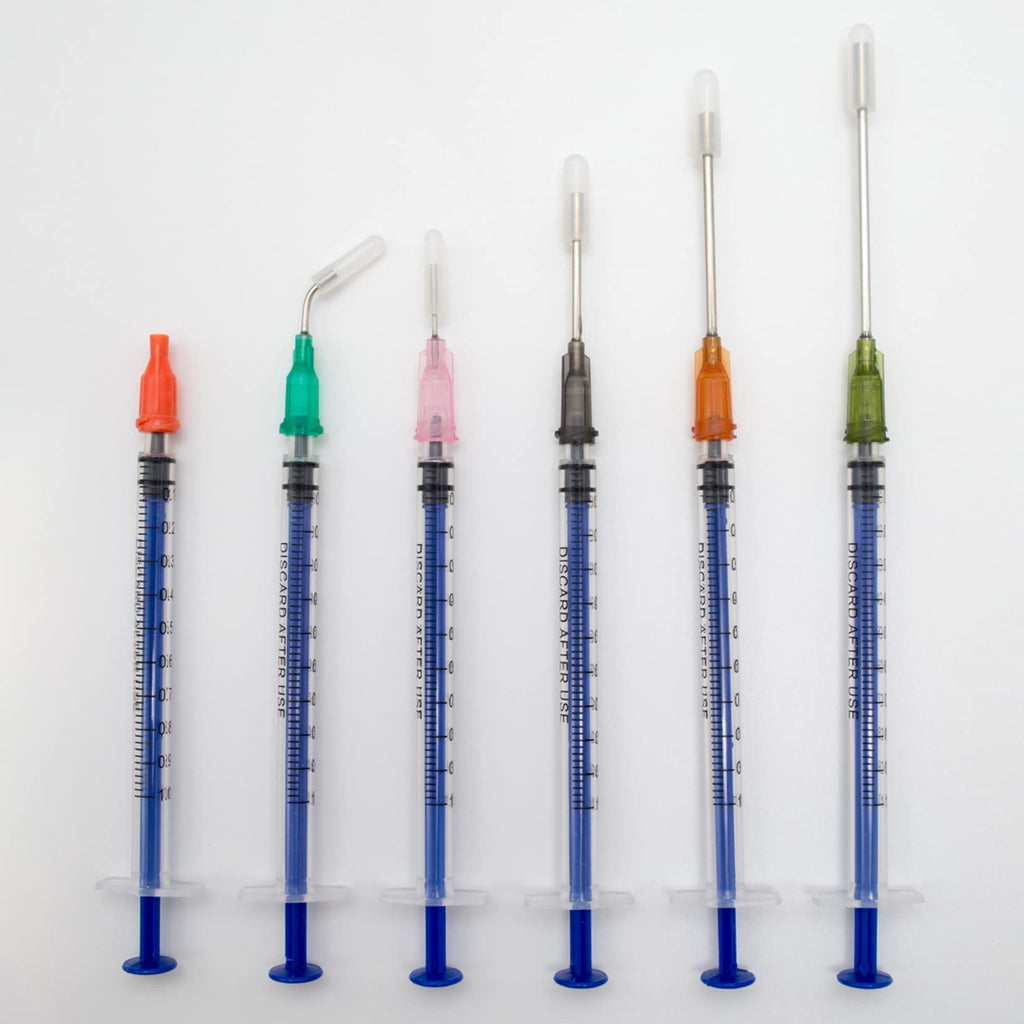 Glue Applicator Syringe with Blunt Tip Needle for Liquid, Ink, Oil, Perfume
