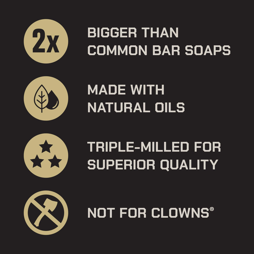 Duke Cannon Supply Co. Big Brick of Soap Bar for Men, Variety Pack (Bourbon, Sawtooth, Midnight Swim, Naval Diplomacy, High Country & Gun Smoke) - All Skin Types, 10 oz. (6 Pack)