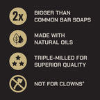 Duke Cannon Supply Co. Big Brick of Soap Bar for Men, Variety Pack (Bourbon, Sawtooth, Midnight Swim, Naval Diplomacy, High Country & Gun Smoke) - All Skin Types, 10 oz. (6 Pack)