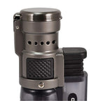 Vertigo by Lotus Cyclone Triple Torch Cigar Lighter Charcoal 3 Pack (Does Not Include Butane)