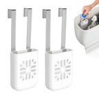 SJKHGU Toilet Tank Tablet Holder, Versatile Toilet Bowl Hanging Cleaner and Deodorizer Hanger, Prevents Flapper Jams & Residue, Extends Life of Drop-In Cleaner Tablets -2PCS