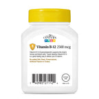 21st Century B 12 2500 mcg Sublingual Tablets, 110 Count (Pack of 2)