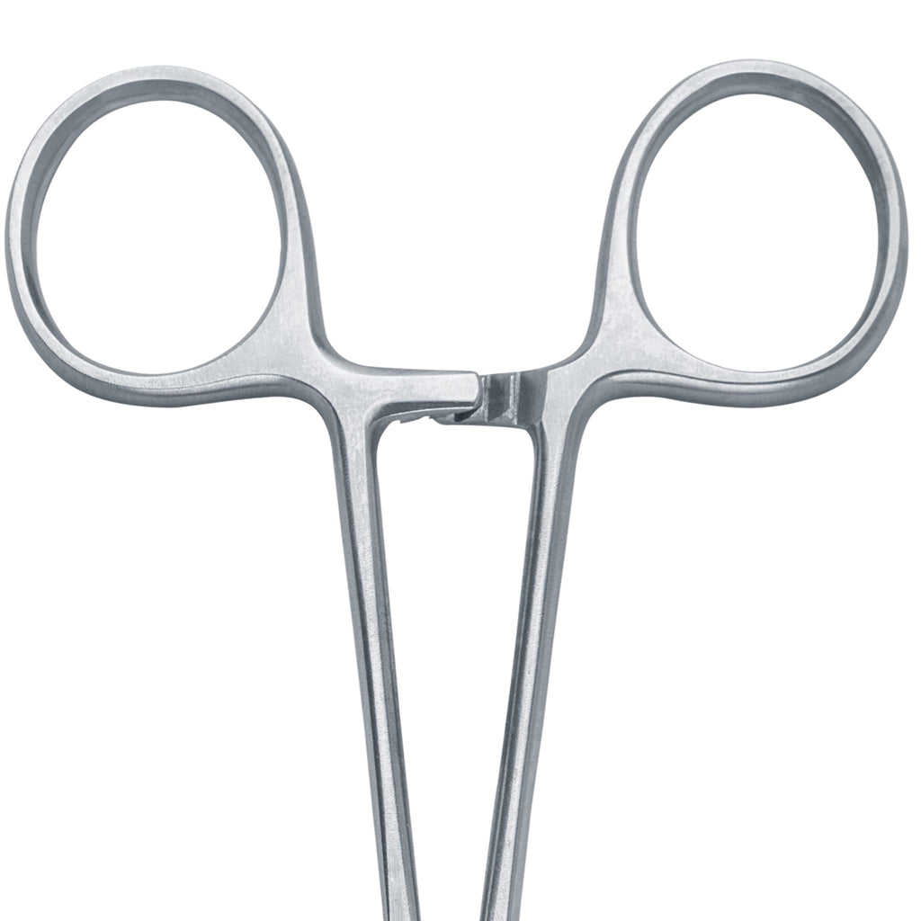 SURGICAL ONLINE 2-Piece Curved & Straight 7" Hemostat Set - Stainless Steel Locking Tweezer Clamps - Ideal Hemostats for Nurses, Fishing Forceps, Crafts and Hobby