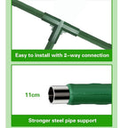 Cucumber Trellis for Raised Bed, U-Shape Garden Trellis for Climbing Plants Outdoor, Metal Arch Plant Support, Vegetables Trellis for Squash Grape Pea Bean Vines Flower (WxH=15.7x47inch)