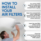 Glasfloss 16x25x1 MERV 10 (FPR 5-6) Pleated Air Filters By Glasfloss. Box of 6. Actual Size: 15-1/2 x 24-1/2 x 7/8