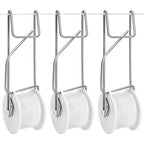 Yarlung 24 Pack Tomato Roller Hooks with 49.2 Feet String and 240 Pcs Clips for Tomato Support Trellis, Grape, Climbing Plants, Greenhouse, Flower Vine, Garden Twine Crop