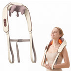 KppeX 6D Neck Massagers Pillow with Heat for Pain Relief Deep‑Tissue