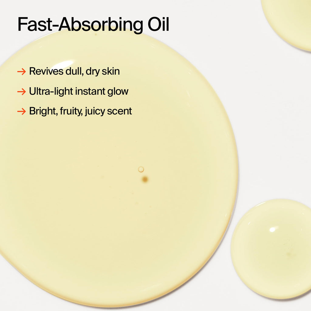 Youth To The People Superberry Hydrate + Glow Dream Face Oil - Revives Dull + Dry Skin, Boosts Radiance, Hydrating, Ultra-Lightweight Formula, Vitamin C, Squalane, Omega Oils, Vegan - 1 fl oz