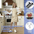 2026 New Snap Grip Mini Mop with 5 Reusable Cloths for Dry Wet Disposable Pads, Zero-Touch Automatic Gripping Multi Surface Quick Cleanups for Alternative to Swiffer Sweeper