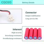 Vacuum Battery Replacement for ILIFE A4s, A4s pro, A6, A7, A8, A9, V7, V7S