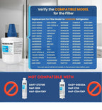 Microfilter HAFCU1/XAA - HAFIN2/EXP Water Filter Replacement – Compatible with DA29-00003B DA29-00003F DA29-00003G – Carbon Block Filtration – Fresh Water & Ice – 24 Month Life 4 PACK