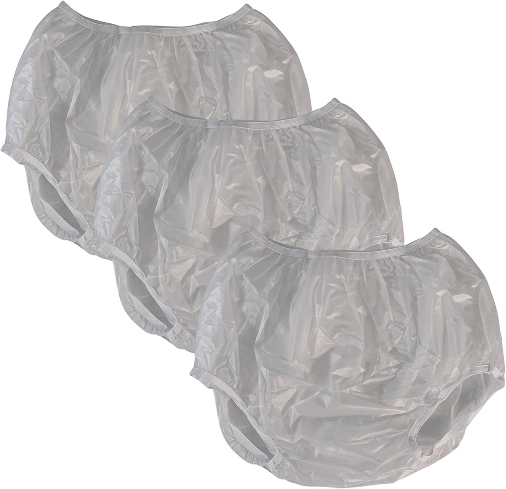 Adult Vinyl Waterproof Pull-On-Cover Incontinence Pants (This is not a Diaper) Extra Oversized Waterproof Underwear Protection to GO ON TOP of/Together with Diapers & Briefs as Added Leak Resistance