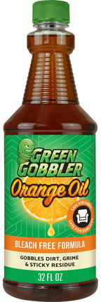 Green Gobbler All-Natural, Cold Pressed Concentrated Orange Oil for Home and Outdoor Multi-Purpose Cleaning- Hundreds of Uses, 32 oz