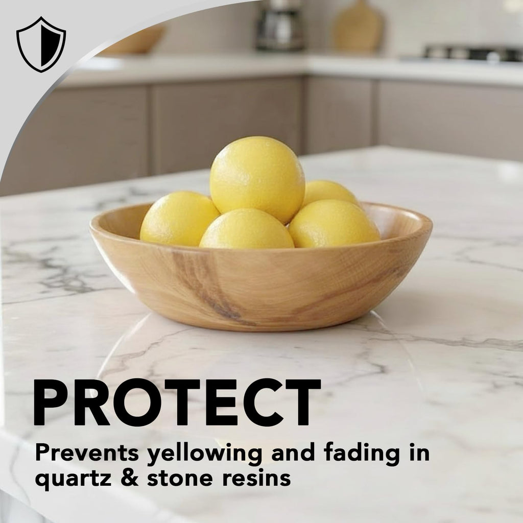 Weiman Quartz Countertop Cleaner and Polish - Clean and Shine Your Countertops Islands and Stone Surfaces with UV Protection, 24 Ounce with MicroFiber Towel, 2 Pack