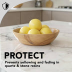 Weiman Quartz Countertop Cleaner and Polish - Clean and Shine Your Granite, Marble Countertops, Kitchen Island, and Stone Surfaces with UV Anti-Fade Protection, Citrus, 24 Ounce with Microfiber Cloth
