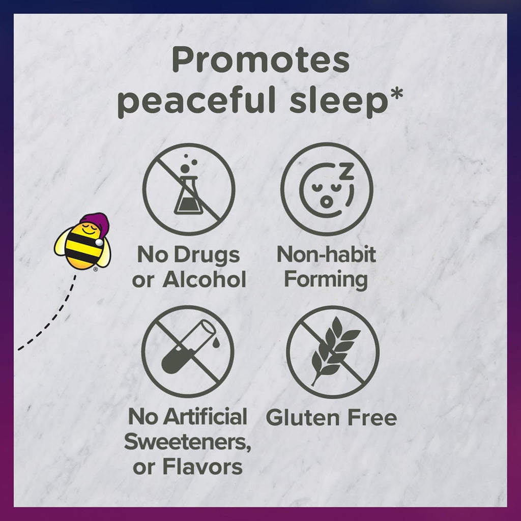 Zarbee's Kids Sleep Supplement Liquid with 1mg Melatonin; Drug-Free & Effective; Easy to Take Natural Berry Flavor for Children Ages 3 and Up; 1 Fl Oz Bottles, Pack of 2