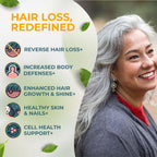 Vital Hair Complex -Hair Growth Vitamins for Women and Men -Biotin & Vitamin B -Hair Growth Supplement for Healthy Hair Skin & Nails -Hormone & Gluten Free -Hair Vitamins for Women