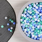 GOGOSO Ball Pits Balls for Toddlers Pack of 50 100 200 Plastics Shape Ball Non-Phthalate Non-BPA Non-Toxic 2.2-Inch Crush Proof Play Balls