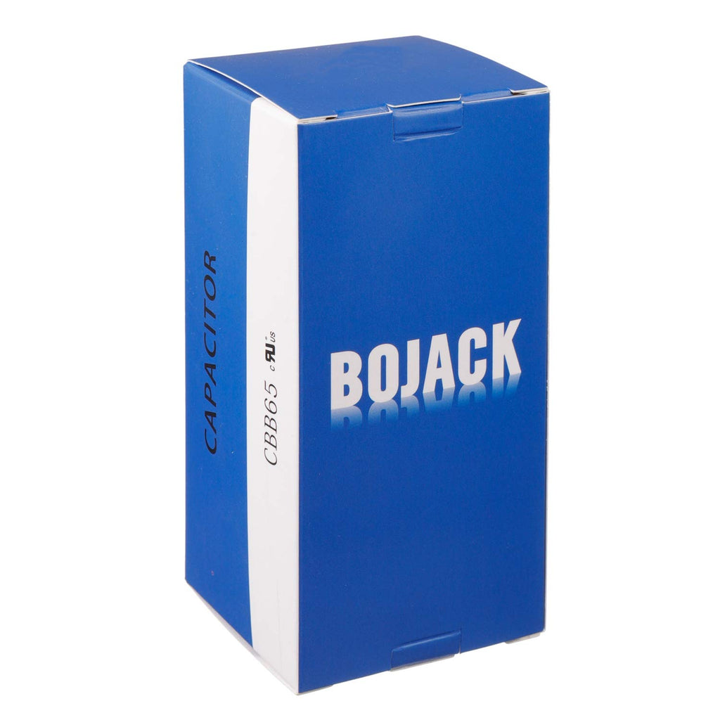 BOJACK 45+5uF 45/5MFD ±6% 370V CBB65 Dual Run Circular Start Capacitor for AC Motor Run or Fan Start or Condenser Straight