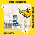 Molly's Suds Liquid Laundry Detergent | Clean Laundry Detergent Soap for Sensitive Skin | 2x Concentrated, High Efficiency (HE) | Unscented - 100 Loads