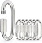 sprookber 304 Stainless Steel Chain Quick Links, Chain Connector, Set of 6