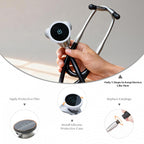All-in-One Protection Kit for EKO CORE 500 Digital Stethoscope, 3 EPU Flexible Film, 3 Silicone Protective Cover, 6 Rubber Ear Tips, Round Protection for Daily Use, Compatible with EKO Stethoscope