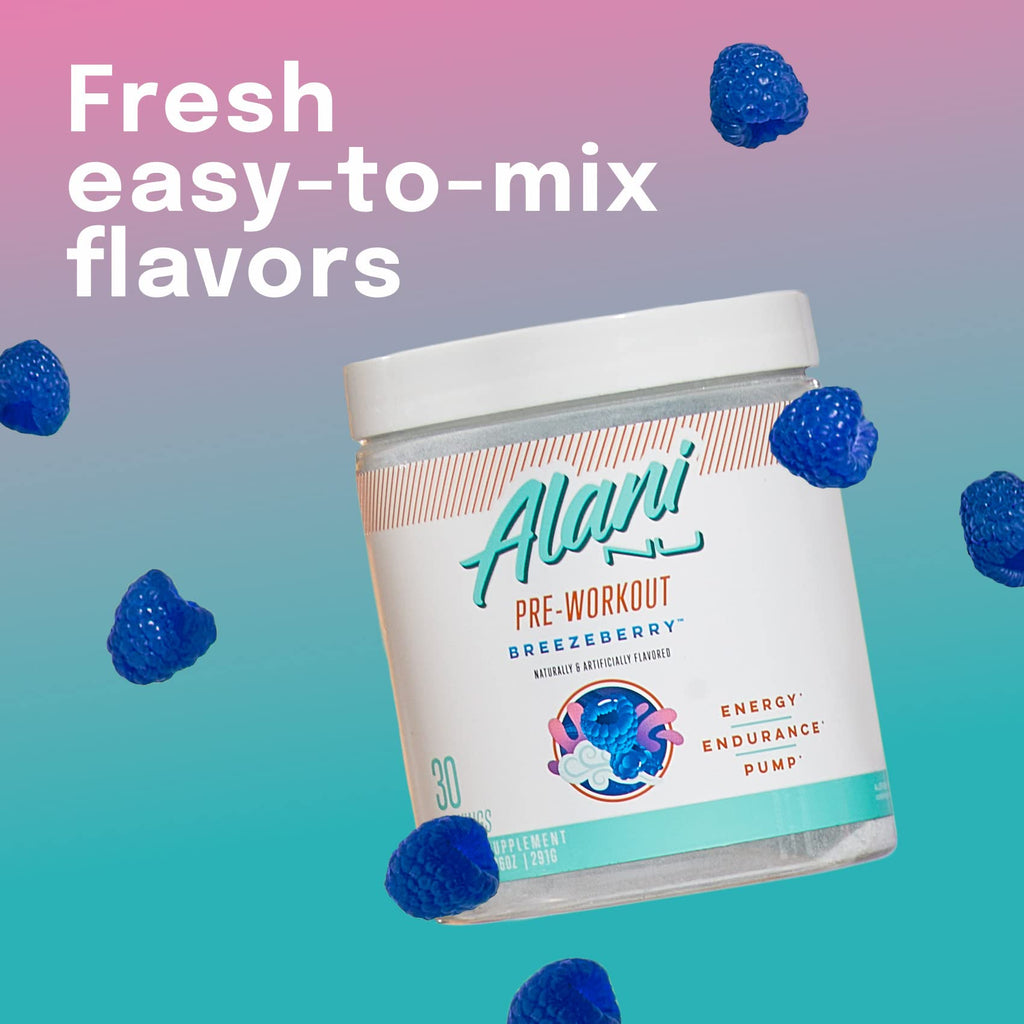 Alani Nu Pre Workout Powder Rainbow Candy, Amino Energy Boost, Endurance Supplement, Sugar Free, 200mg Caffeine, L-Theanine, Beta-Alanine, L-Citrulline, 30 Servings