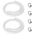 2 Pcs 1.25" Pool Hose, 59" Long Accessory Pool Pump Replacement Hoses, Compatible with All Above Ground Pool Filter Pumps that Use 1 1/4 Diameter Hoses