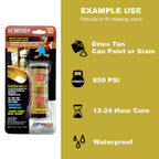 PC-Products Wood Repair Epoxy Paste and Wood Hardener Kit, PC-Woody 24 oz and PC-Petrifier 32 oz