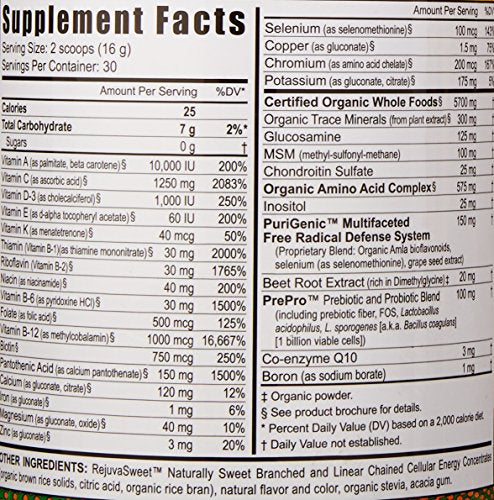 Youngevity Beyond Tangy Tangerine 2.0 Citrus Peach Fusion Multi-Vitamin & Mineral Complex - Made with Natural & Whole Foods | 8,000 ORAC (3 Canisters)