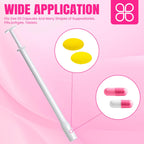 TENKAIWICK Disposable Applicator 100 Packs, Fits 0/00 Capsules & Pills, Individually Wrapped