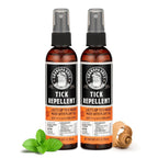 Grandpa Gus's Natural Tick and Mosquito Repellent Spray, DEET-Free, Plant-Based, Up to 8 Hours, Safe for Kids When Used as Directed, 4 oz 2 Pack