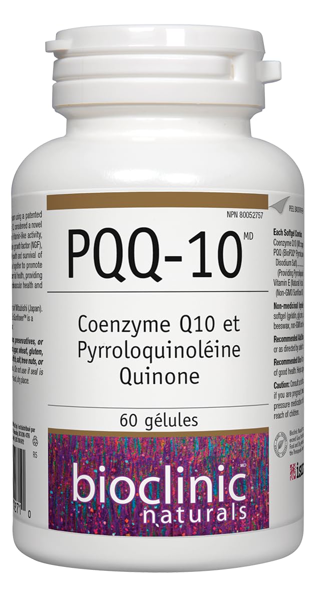 Bioclinic Naturals -  CerebroVital PQQ-10 60 softgels