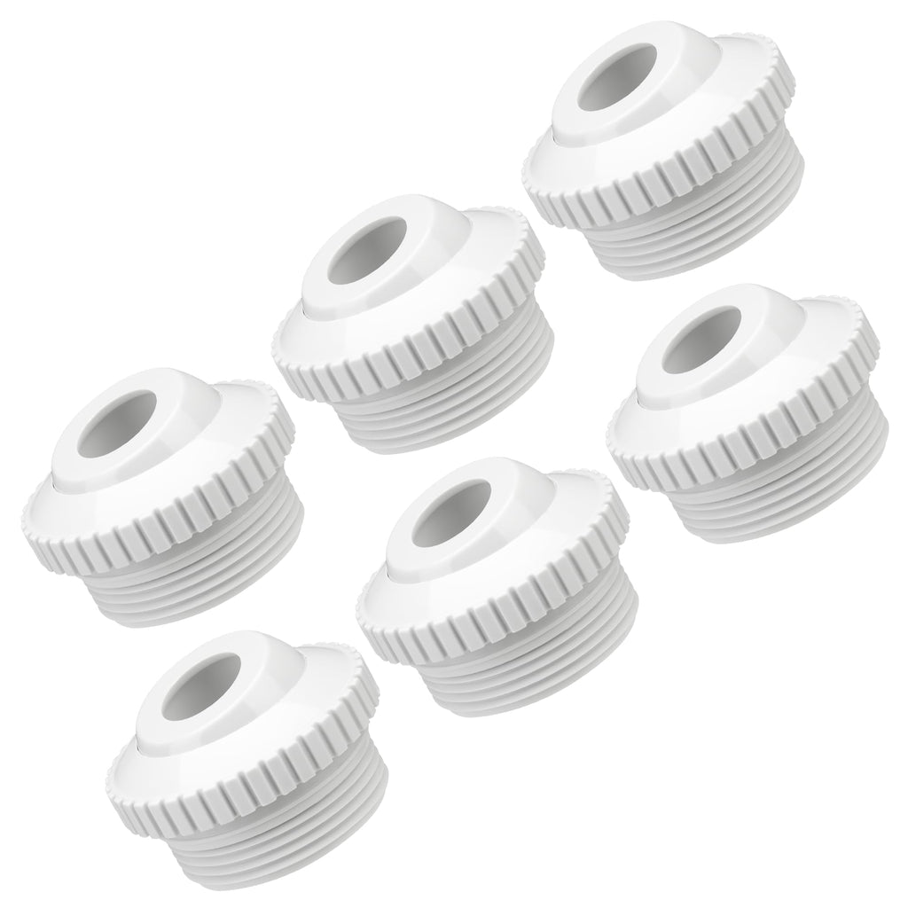 Funmit Pool Jet Nozzles 3/4" SP1419D Flow Inlet Fitting Opening Water Directional Pool Return Fittings, 6 Pack