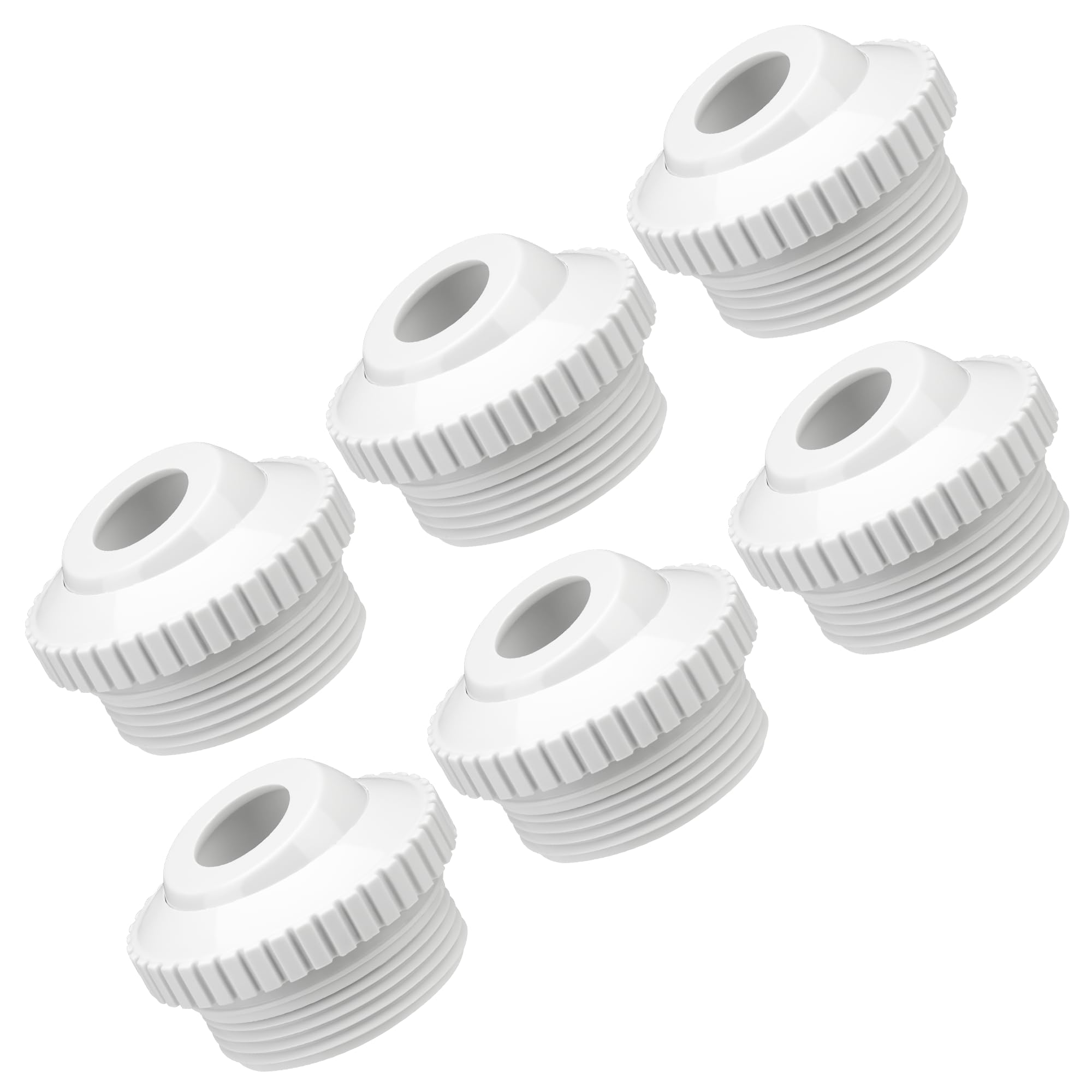 Funmit Pool Jet Nozzles 3/4" SP1419D Flow Inlet Fitting Opening Water Directional Pool Return Fittings, 6 Pack