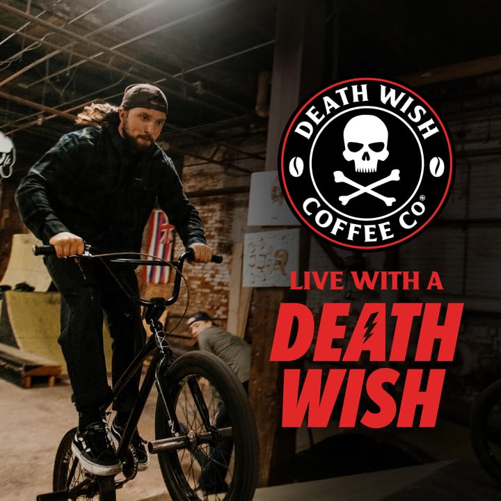 Death Wish Coffee Dark Roast Single Serve Coffee Pods, Organic, 50 Count