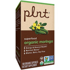 Organic Moringa a" Superfood for Energy Support a" 1,000 MG (100 Capsules)