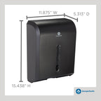 Georgia-Pacific Combi-Fold Paper Towel Dispenser, 56650A, Black