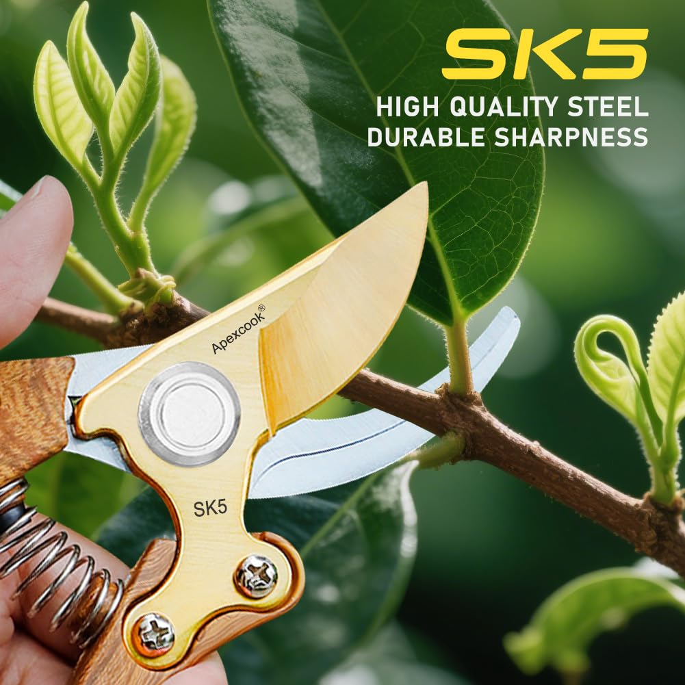 Garden Shears Handheld PruningShears for Heavy DutyErgonomic GardeningTools