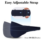 Fygrip 3D Eye Mask Sleep Mask for Men & Women, 100% Pressure-Free & Light Block-Out Eye Mask for Sleep with Easy Adjustable Strap, Night Eye Cover for Travel, Blue