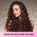 Lanzhire Heatless Curling Headband for Overnight Curls - No-Heat Curlers for Long and Short Hair (Purple Tie Dye)