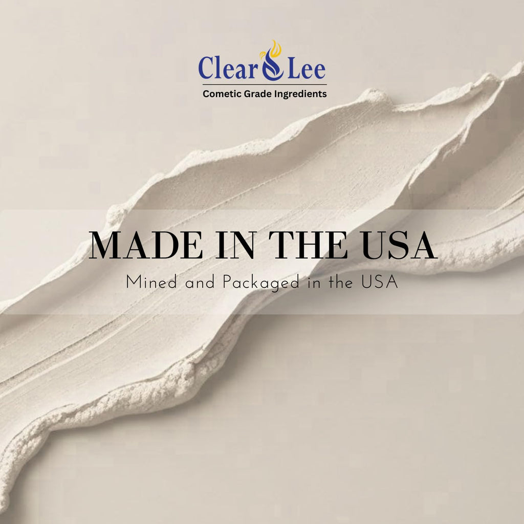 ClearLee Kaolin Clay Cosmetic Grade Powder - 100% Pure Natural Powder - Great For Skin Detox, Rejuvenation, and More - Heal Damaged Skin - DIY Clay Face Mask (5 LB)