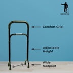 Hip, Knee, Surgery Recovery Aid – Helps You Recover Faster from Surgeries and Injuries. Fully Adjustable Walking Cane Keeps You Moving, Increasing Circulation and Flexibility